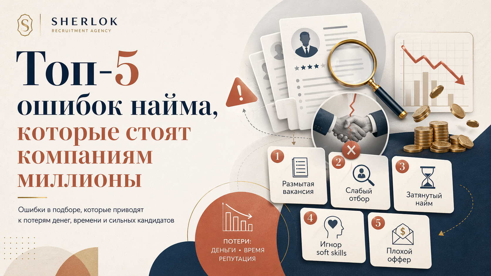 Топ-5 ошибок найма, которые стоят компаниям миллионы